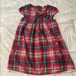 H&M Red and Black Casual Dress